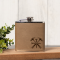 Engraved Carpenter Flask | Hammer & Nail Flask | Construction Gift for Men | Woodworker Gift | Contractor Flask | Father's Day Gift