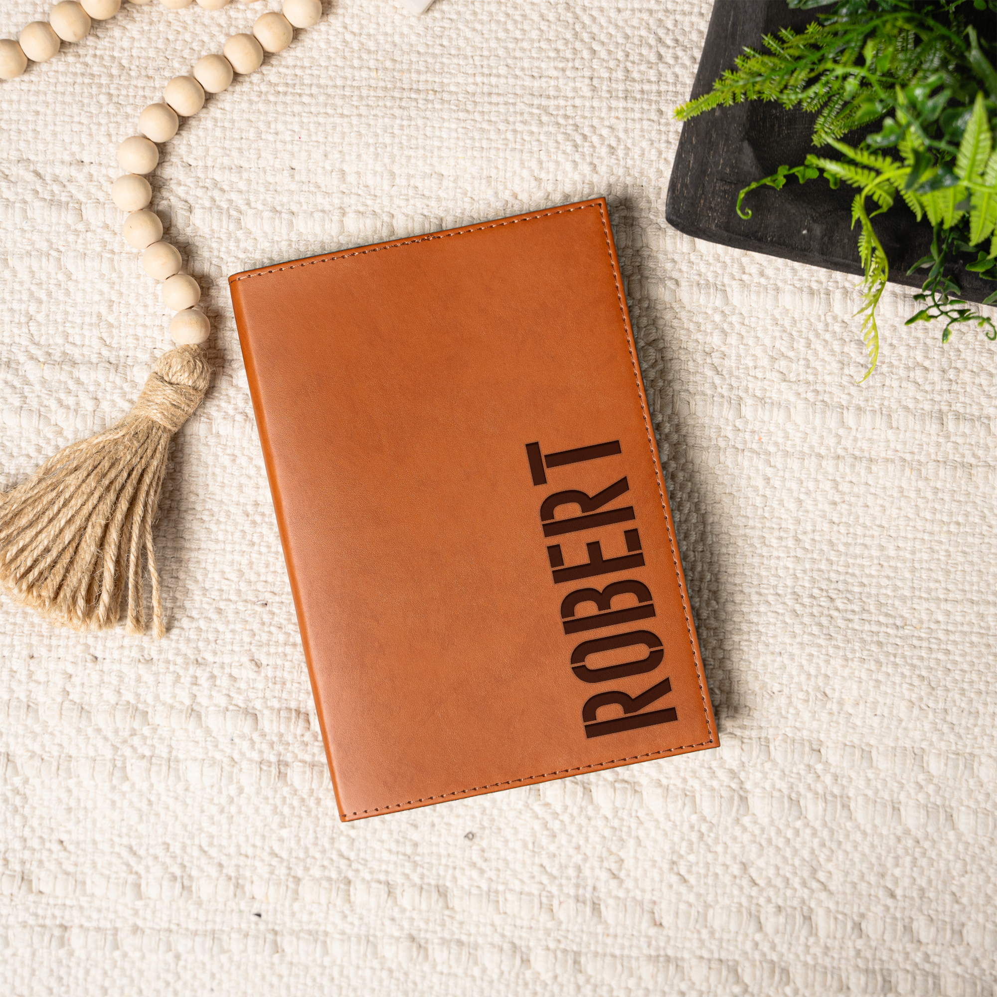 Personalized Leather Journal, Custom Name Notebook, Custom Notebook for Men, Engraved Leather Notebook with Name, Gift for Men