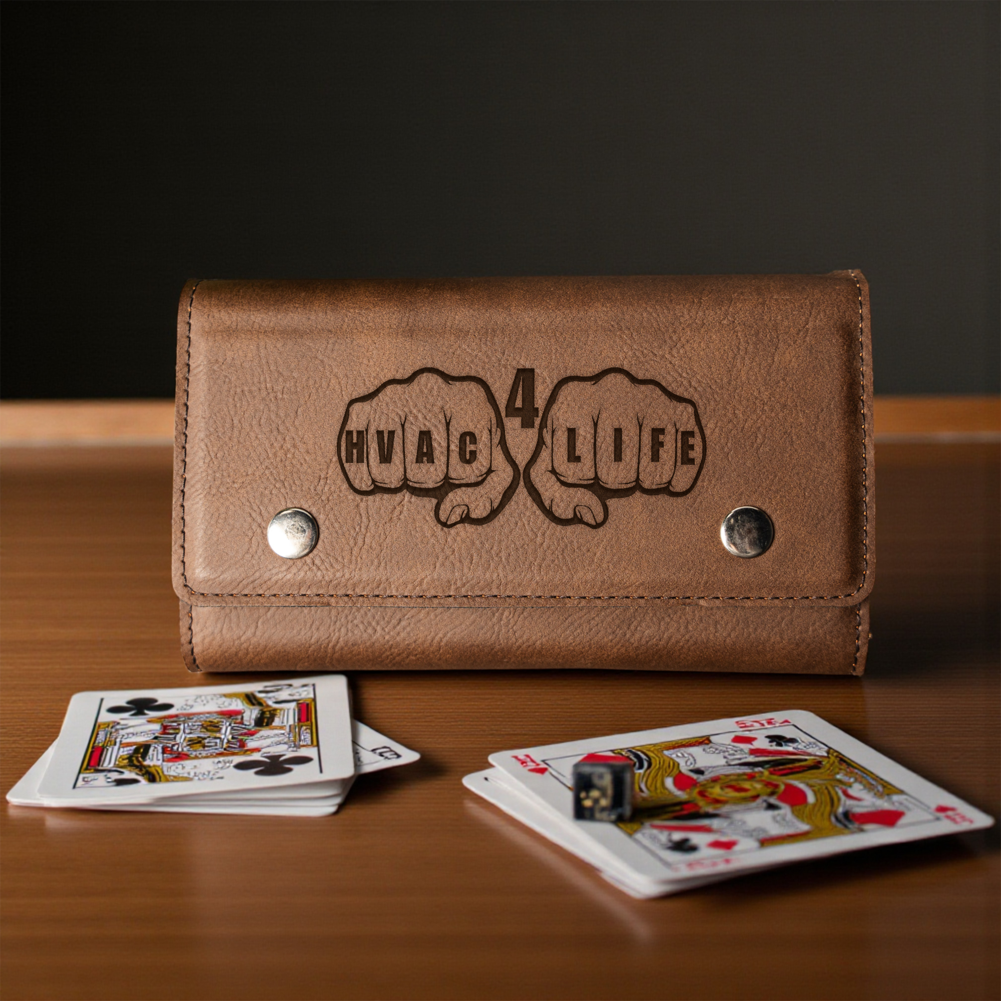HVAC For Life Card and Dice Set, Perfect for Game Nights and Family Fun, Durable Materials