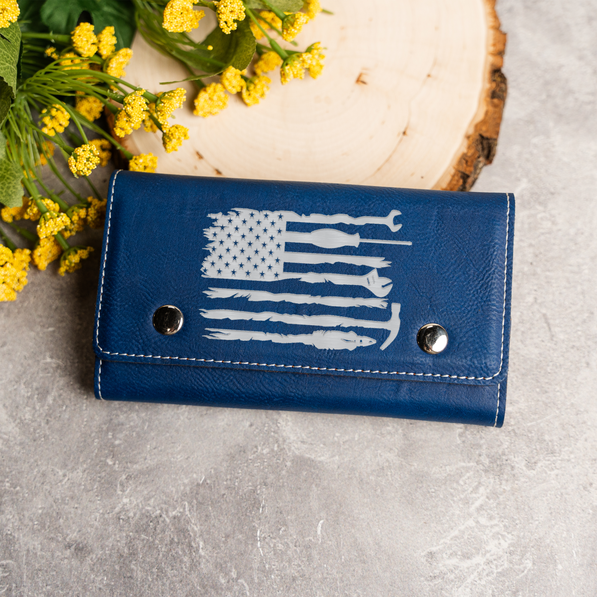 Patriotic Tool-Themed Card and Dice Set