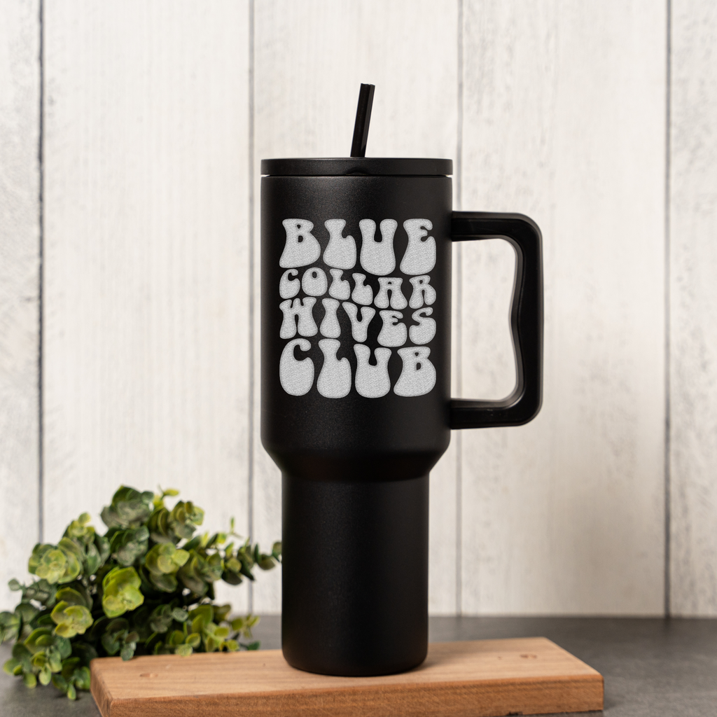 40oz Blue Collar Hives Club Tumbler