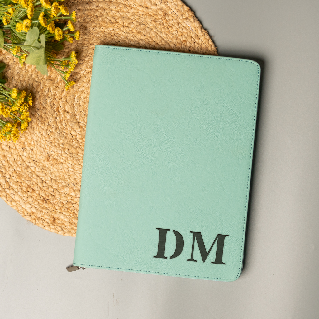 Personalized Elegant Leather Portfolio