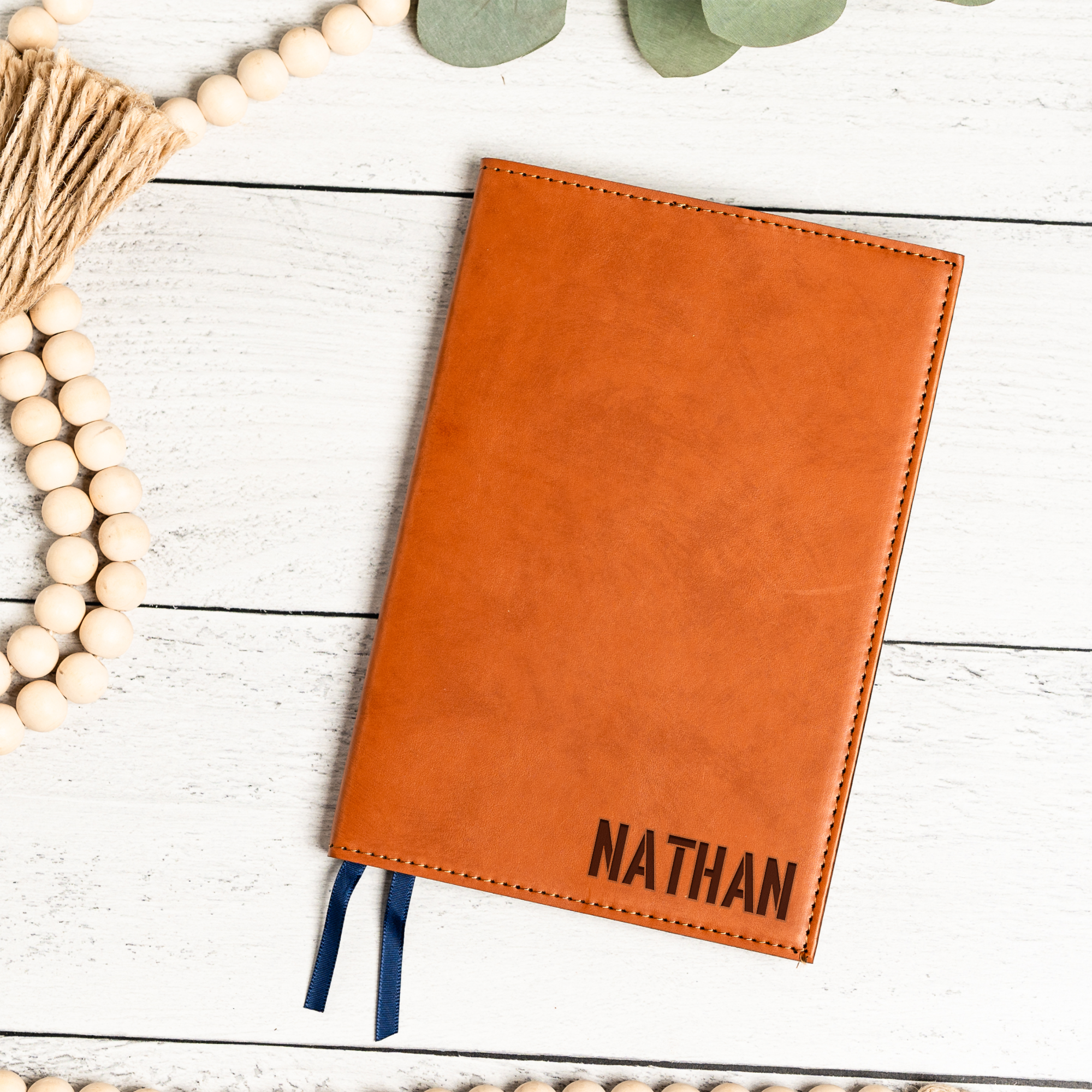 Personalized Leather Journal, Custom Notebook with Name, Engraved Notebook for Men, Custom Name Journal Notebook, Personalized Gift for Men