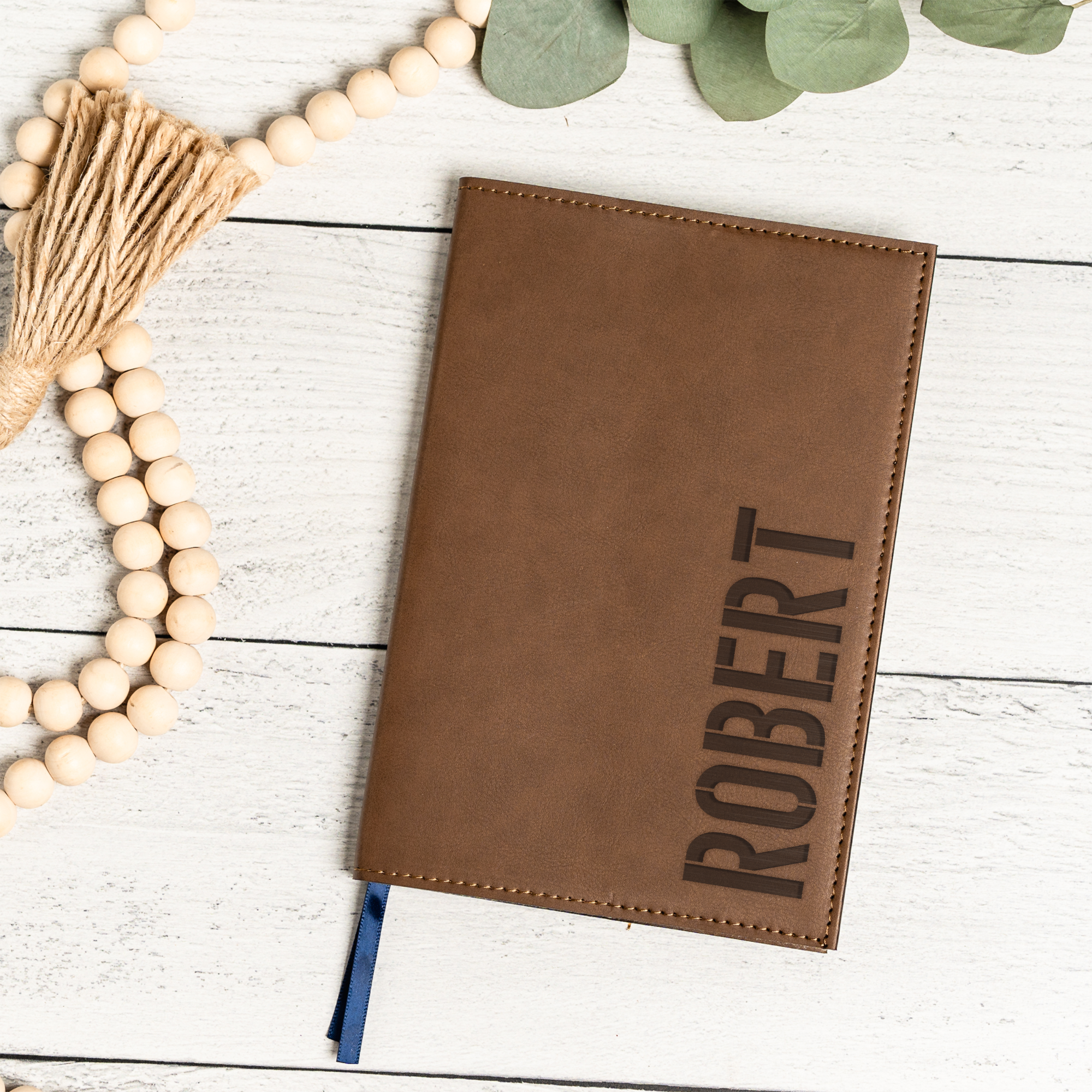 Personalized Leather Journal, Custom Name Notebook, Custom Notebook for Men, Engraved Leather Notebook with Name, Gift for Men