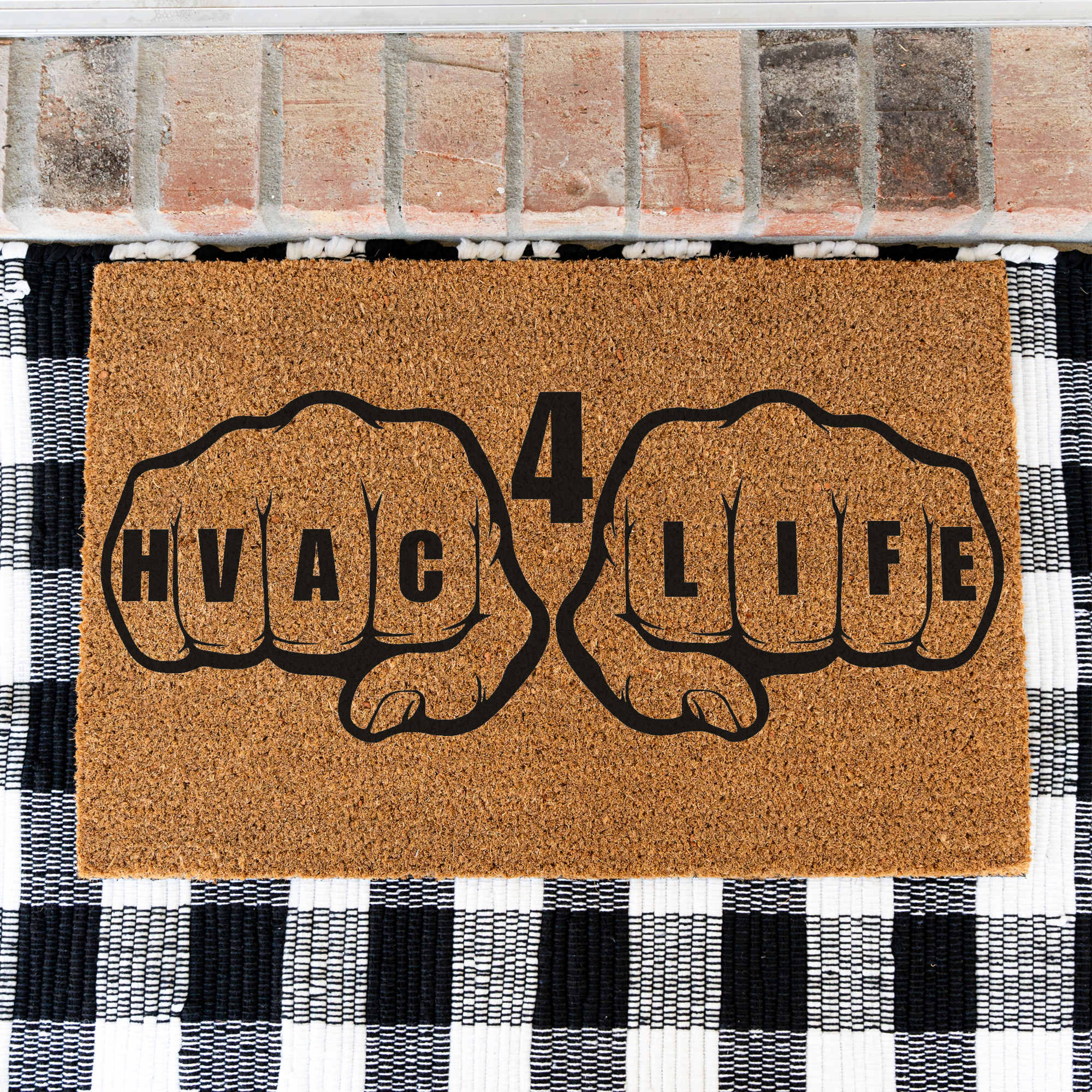 HVAC 4 Life Coir Doormat