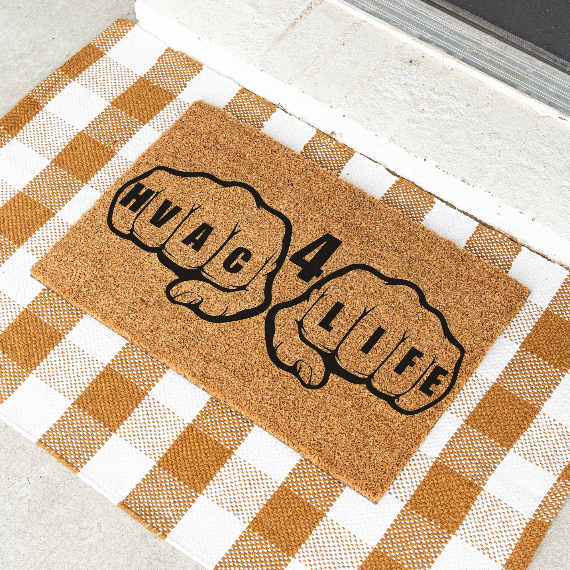 HVAC 4 Life Coir Doormat