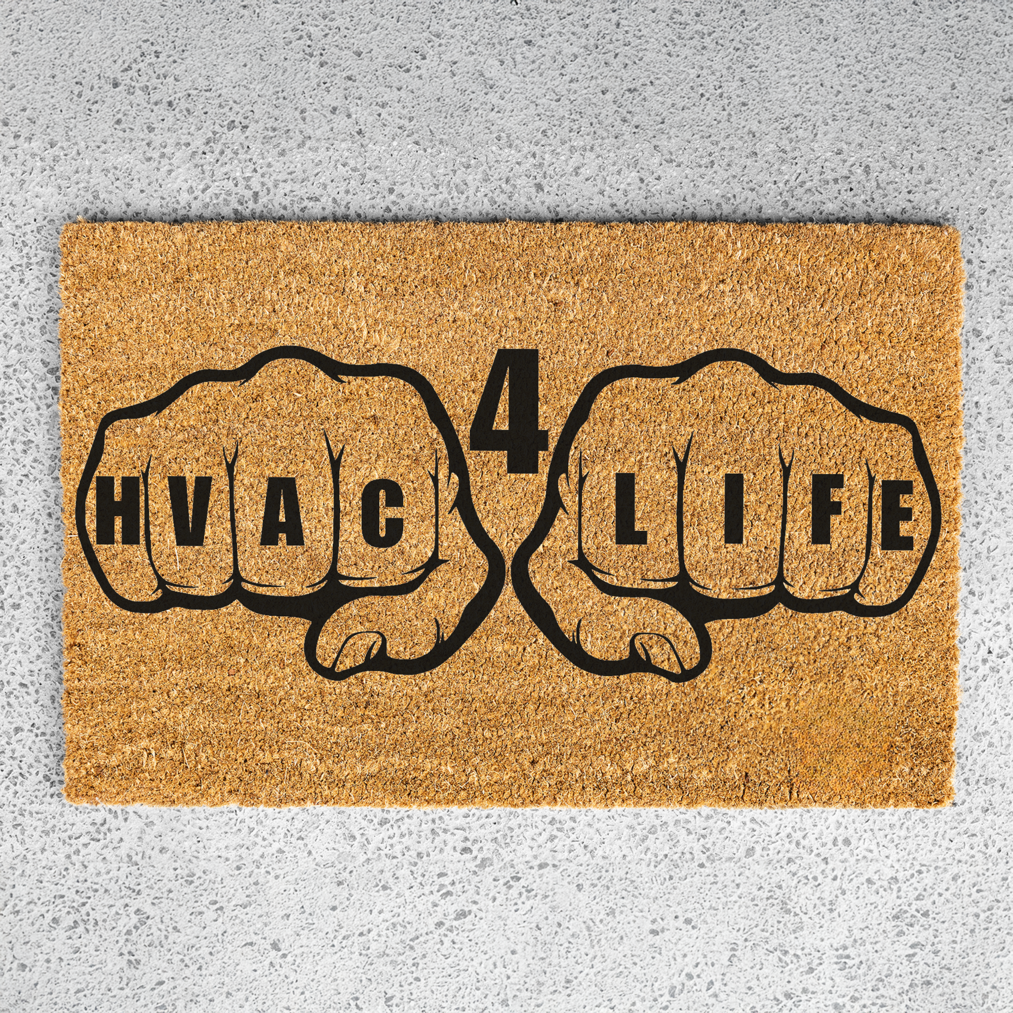 HVAC 4 Life Coir Doormat