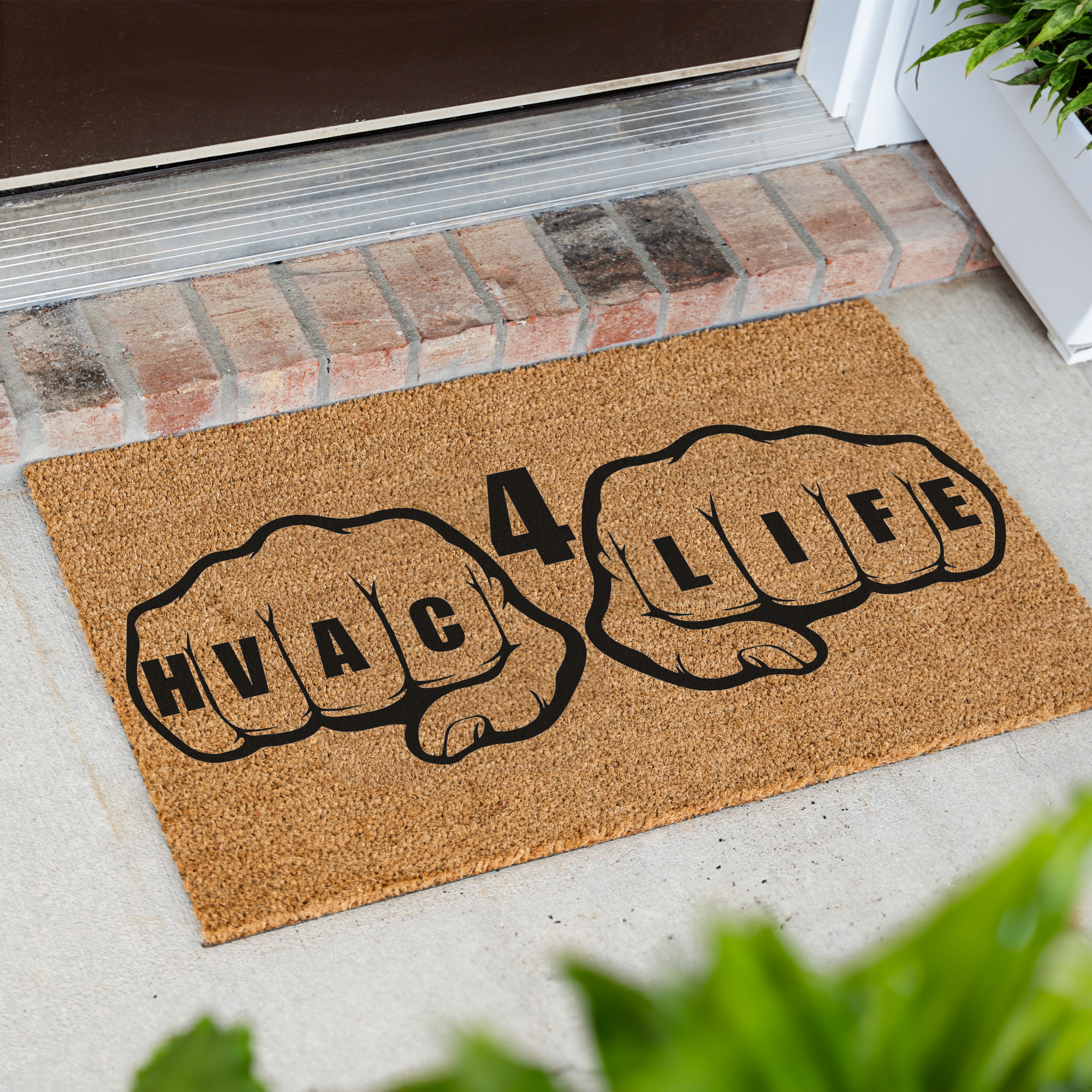 HVAC 4 Life Coir Doormat