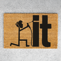Funny Welder Coir Doormat