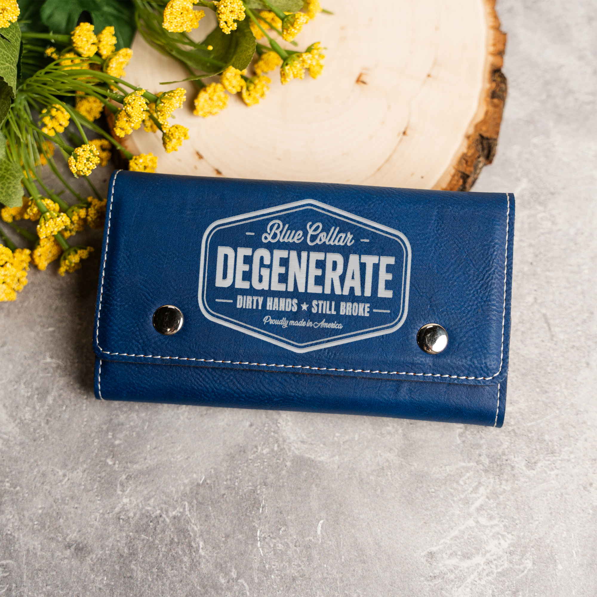 Blue Collar Degenerate Card and Dice Set