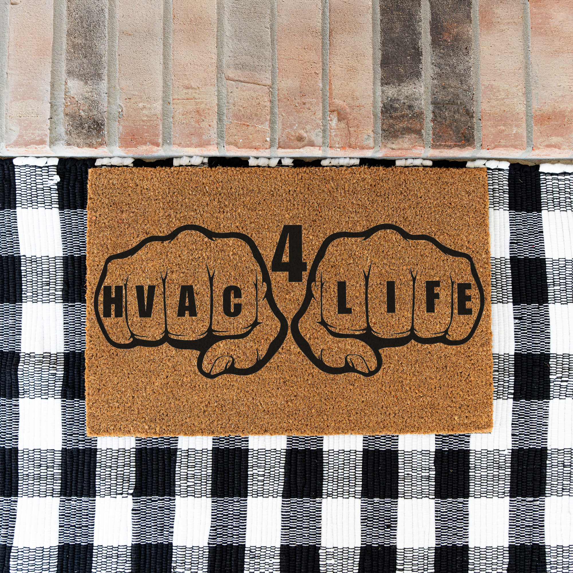 HVAC 4 Life Coir Doormat