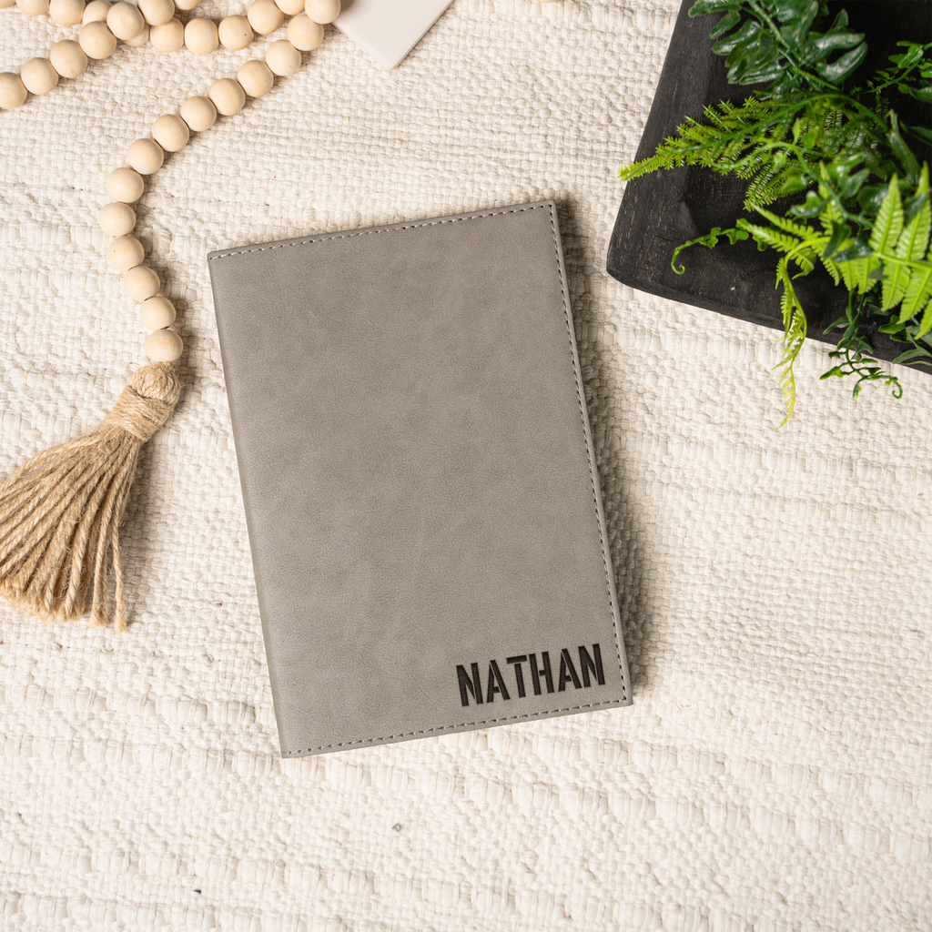 Personalized Leather Journal, Custom Notebook with Name, Engraved Notebook for Men, Custom Name Journal Notebook, Personalized Gift for Men