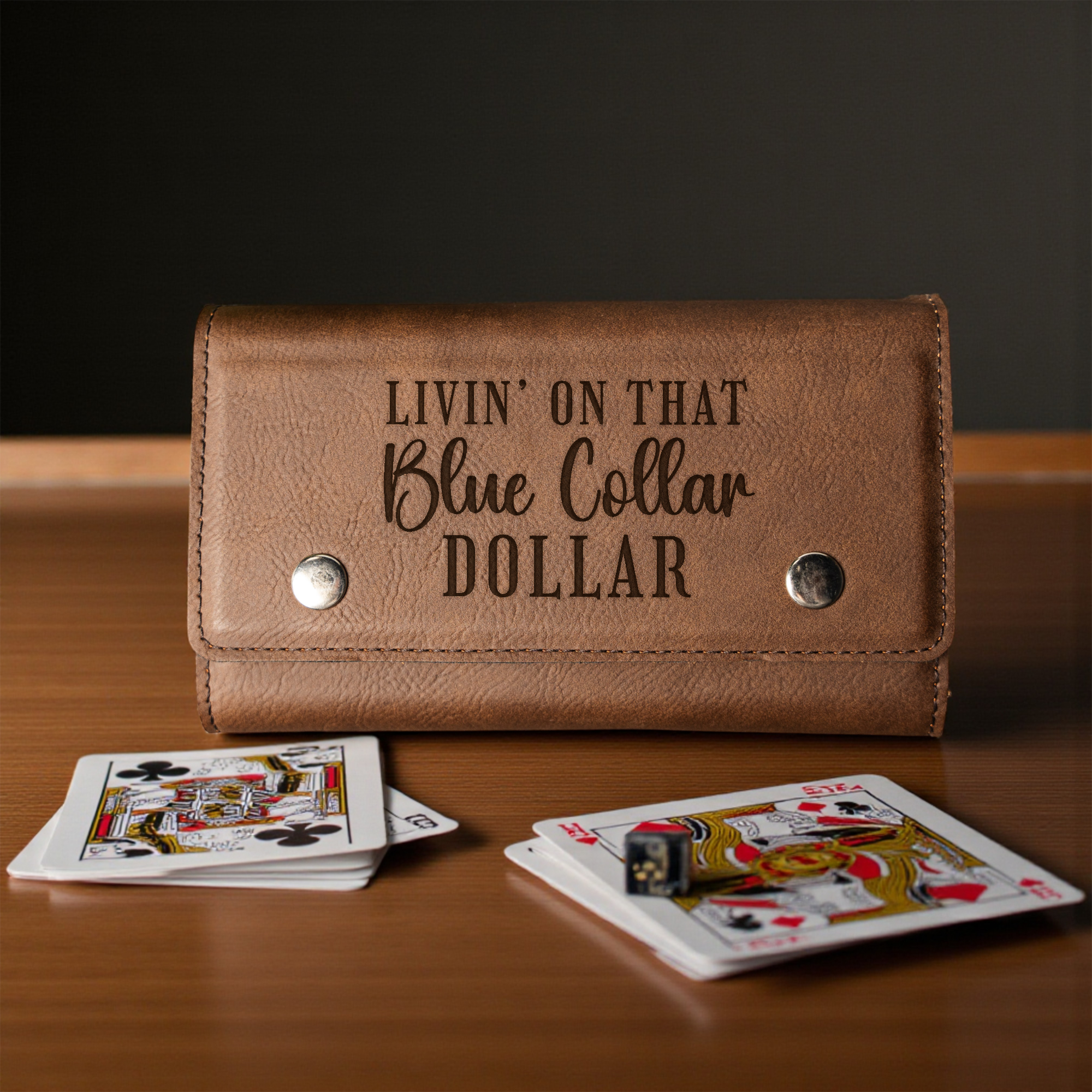 Blue Collar Dollar Card and Dice Set