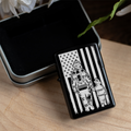 Engraved Lighter with Firefighter Design, Perfect Gift for Dads, Birthdays, and Anniversaries, Firefighter Father's Day Gift