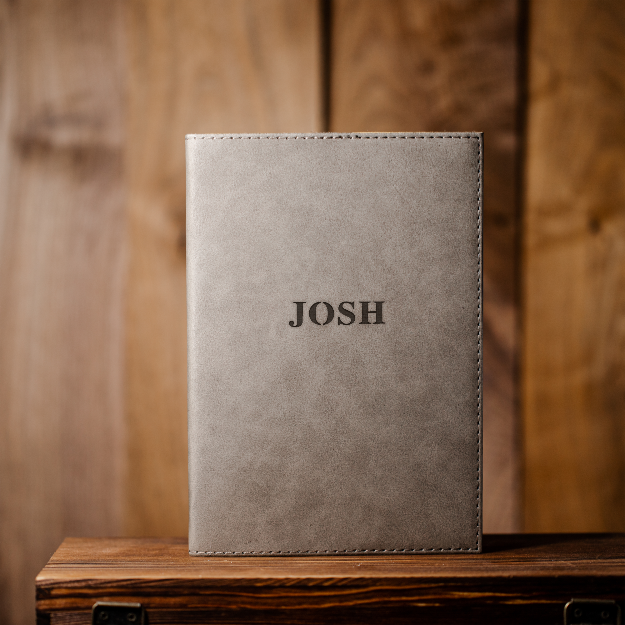 Personalized Leather Journal, Custom Name Engraved Notebook, Perfect Gift for Writers, Travelers and More