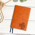 Stay Humble Hustle Hard Engraved Leather Journal